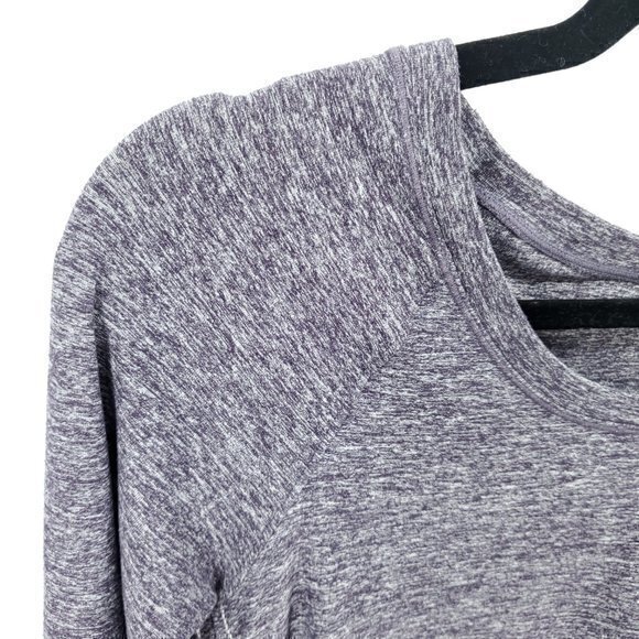 Lululemon Rehearsal Long Sleeve Tunic Top 6/M Heathered Black Swan (Purp… - Picture 10 of 16